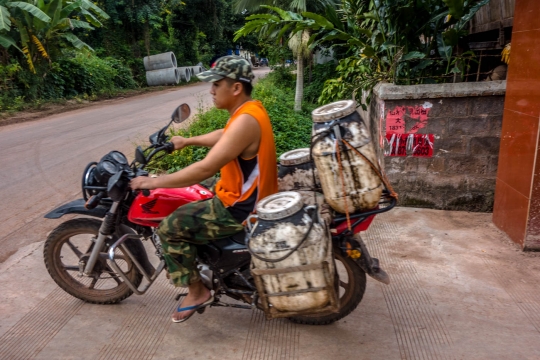 Rubber motorbike