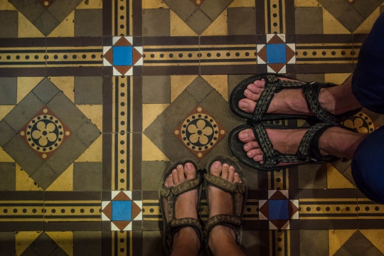 Colonial floors and our feet