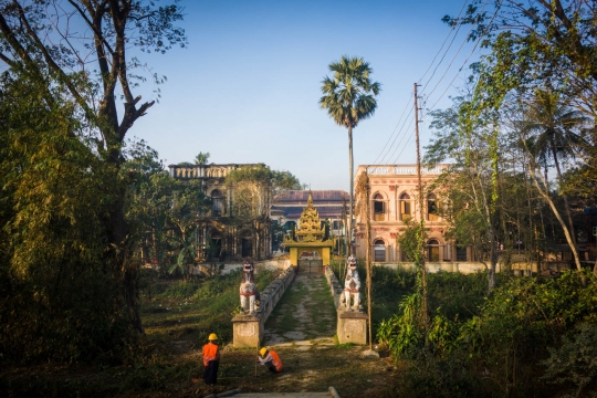 Morning at the temple