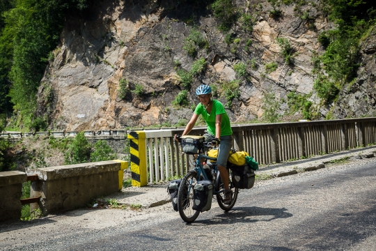 Start of the Transfagarasan