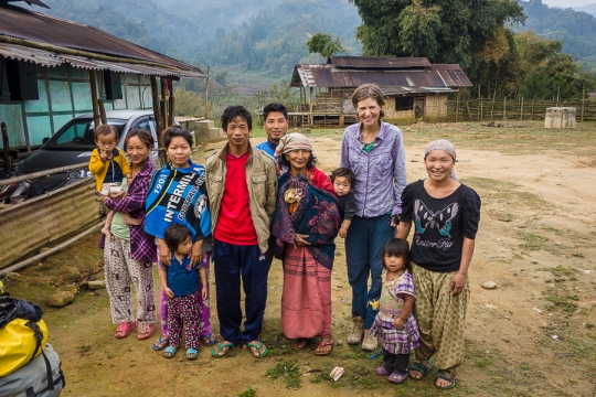 Stayed with the Nishi tribe