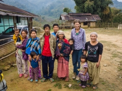 Stayed with the Nishi tribe