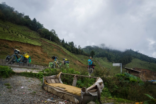 View of Yunnan fields