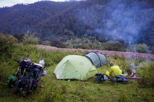 Camping together