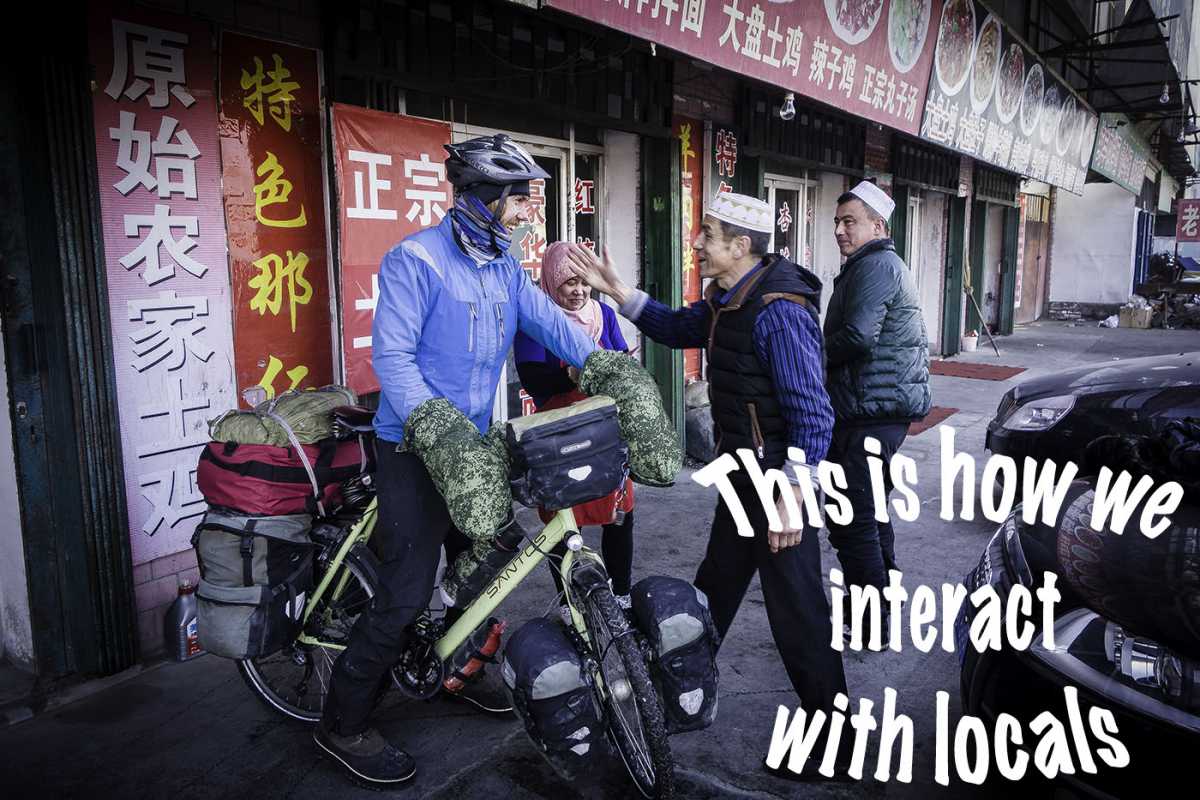 This is how we interact with locals