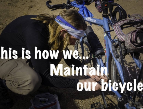 This is how we maintain our bicycles