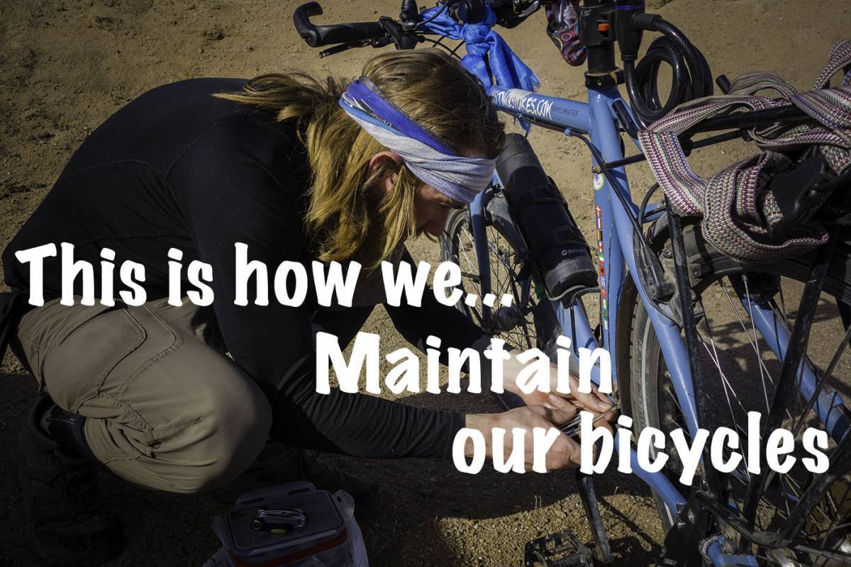 this how we maintain our bicycles