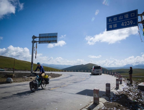 Cycling up and over 4000m+ passes in Gansu, Qinghai and Sichuan